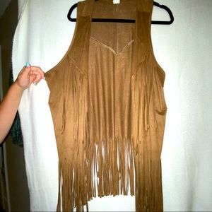 Now n Forever fringe vest